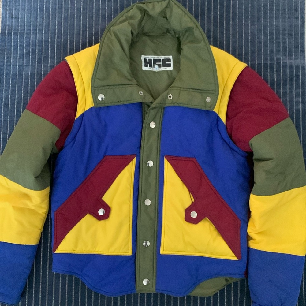 Vintage Henri-Charles Colsenet Convertible Ski Snow Jacket